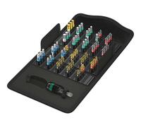 Wera 61 Piece Bit-Safe BiTorsion Torsion Screwdriver Bit and Holder Set