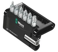 Wera 7 Piece Mini-Check Pozi Screwdriver Bit Set