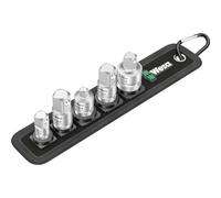 Wera 781/5 Set 1, 1/4", 3/8" & 1/2" SQ Adaptors, 6PC - 05042680001