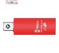 Wera 781 A/B VDE Connector, Insulated, 1/4", 781 A/B VDE x 3/8 x 56 mm x 1/4"
