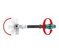 Wera 003500 Zyklop 8000A Ratchet 1/4-inch Drive 152mm