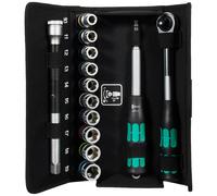 Wera 8006 SC 1 Zyklop Hybrid Socket Set with Ratchet Extension in Socket Twist/Lock Pouch, metric 13 piece, 05