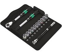 Wera 8006 SC 1 Zyklop Hybrid Socket Set with Ratchet Extension in Socket Twist/Lock Pouch, metric 13 piece, 05004090001