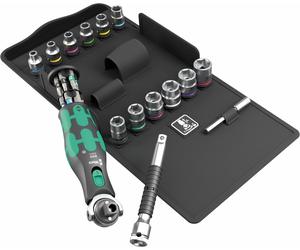 Wera 8009 Zyklop Pocket Set 3 Metric 27 Pce 3/8" Ratchet,Sockets,Bit Set,004284