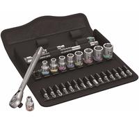 Wera 8100 SA 11 Zyklop Metal Switch Socket Wrench Set 1/4" Drive SAE 05004021001