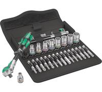 Wera 8100 SA 9 Zyklop Speed Multi-function Ratchet, Socket & Bit Set, 1/4" Driv