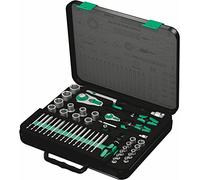 Wera 8100 SA/SC 2 Zyklop Speed Ratchet, Socket & Bit Set, 1/4" & 1/2" Drive, 43pc, 05160785001