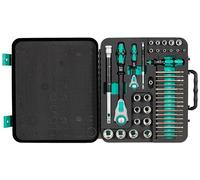 Wera 8100 SA/SC 2 Zyklop Speed Ratchet, Socket & Bit Set, 1/4" & 1/2" Drive, 43pc, 05160785001