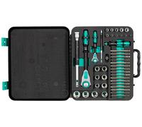 Wera 8100 SA/SC 2 Zyklop Speed Ratchet Socket & Bit Set 1/4 & 1/2 Drive 43pc