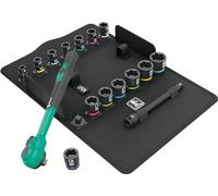 Wera 8100 SB 12, 3/8" Zyklop Comfort Ratchet Set, 16PC - 05005530001