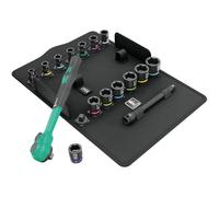 Wera 8100 SB 12 Zyklop Comfort Ratchet Set 3/8" Metric 16pc