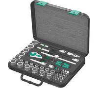 Wera 8100 SB 2 Zyklop Speed Ratchet, Sockets, Bits and Accessories Set, 3/8" Dri