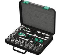 Wera 8100 SB 2 Zyklop Speed Ratchet, Sockets, Bits and Accessories Set, 3/8" Drive, 43PC, 05003594001, Silver