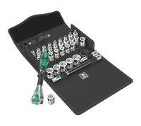 Wera 35 Pce 3/8" Zyklop Speed 8100SB All-IN Metric Socket+Ratchet Bit Set,003536