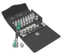 Wera 8100 SB All-in Zyklop Speed Ratchet Set, 3/8" Drive, 35 Pieces - 05003536001
