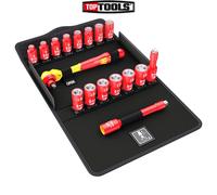 Wera 8100 SB 1 Zyklop VDE and Socket set, 17pc, 05004970001