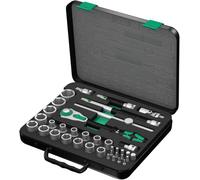 Wera 8100 SC 2 Zyklop Speed Ratchet, Sockets, Bits and Accessories Set, 1/2" Drive, 37PC, 05003645001