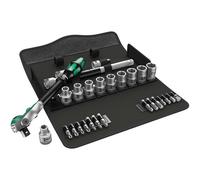 Wera 8100 SC 6 28 piece Zyklop Speed 1/2" drive Multi-function Ratchet Socket Set