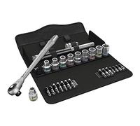 Wera 8100 SC 7, 1/2" Zyklop Metal Push Ratchet Set, 28PC - 05004077001