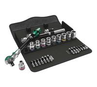 Wera 8100 SC9 Zyklop 28 Piece 1/2" Drive Socket and Bit Set