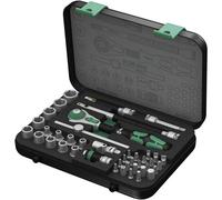 Wera 42 Piece 1/4" Zyklop Speed 8100 SA 2 Metric Socket & Ratchet Bit Set,003533