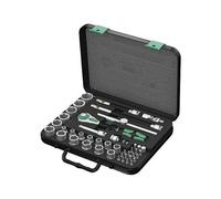 Wera 8100SB2 43-Piece Zyklop Metric Ratchet Set, 3/8in Drive