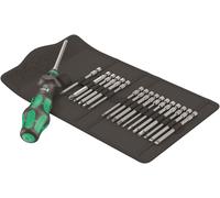 Wera 826 T Kraftform Kompakt Turbo 1 Screwdriver Set 19 Piece SAE 05057483001