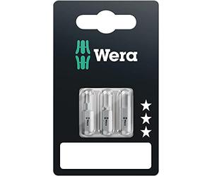 Wera 840/1 Z Set SB SiS Sechskant-Bit 4 mm, 5 mm, 6mm Werkzeugstahl legiert, zähhart D 6.3 3St.