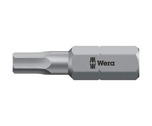 Wera 840/1Z Extra Hex Imperial Screwdriver Bit 1/16 25mm Pack of 1