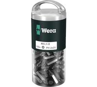 Wera 850/1Z Extra Tough Phillips Screwdriver Bits PH2 25mm Pack of 100