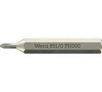Wera 851/0 Micro bits for Phillips Screws, PH 000 x 30 mm