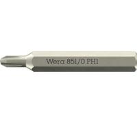 Wera 851/0 Micro bits for Phillips Screws, PH 1 x 30 mm