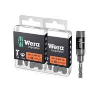 5x WERA 25mm IMPAKTOR PH2 PHILLIPS 2 Diamond Impact Drill Driver Screwdriver Bit