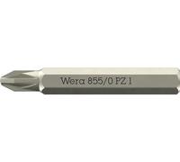 Wera 855/0 Micro bits Suitable for Pozidriv Screws, PZ 1 x 30 mm