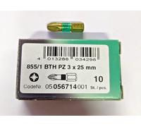 Wera BiTorsion Extra Hard Pozi Screwdriver Bits PZ3 25mm Pack of 1