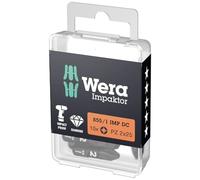 Wera 05057621001 Impaktor Diamond Hard Bit For Pozi Screws PZ2 x 25mm