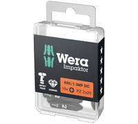 Wera Impaktor Diamond Coated Impact Driver Rated Screwdriver Bits PZ,PH,TX,HX