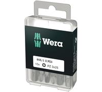 Wera 855/1Z PZ SB Extra Tough Pozi Screwdriver Bits PZ3 25mm Pack of 10