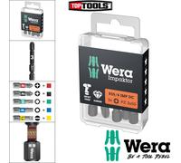 Wera Impaktor Diamond Coated Impact Driver Rated Screwdriver Bits PZ,PH,TX,HX