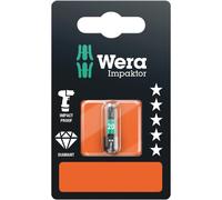 Wera 867/1 Impaktor Torx Screwdriver Bits T20 25mm Pack of 1