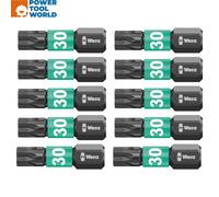 Wera 867/1 Impaktor Torx Tx30 25mm Screwdriver Bit x10 Pcs 05057626001