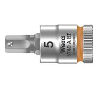 Wera 8740 A 1/4" Zyklop Bit Socket, HF Hex-Plus 5,0 x 28 mm - 05003335001
