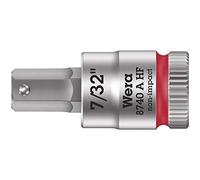 Wera 8740 A 1/4" Zyklop Bit Socket, HF Hex-Plus 7/32" x 28 mm - 05003387001