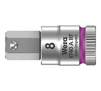Wera 8740 A 1/4" Zyklop Bit Socket, HF Hex-Plus 8,0 x 28 mm - 05003339001