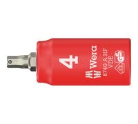 Wera 8740 A VDE HF Zyklop Bit Socket, 1/4" Drive, 4 mm - 05005901001