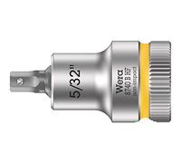 Wera 05003083001 8740 B HF Zyklop bit socket with holding function, 3/8" drive, 5/32" x 35 mm