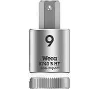 Wera 8740 B 3/8" Zyklop Bit Socket, HF Hex-Plus 9,0 x 38,5 mm - 05003041001