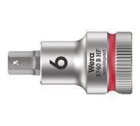 Wera 05003035001 8740 B HF Zyklop bit socket with holding function, 3/8" drive, 6 x 35 mm