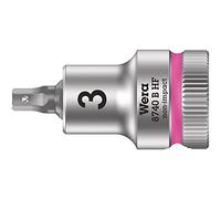 Wera 8740 B HF Zyklop In-Hex-Plus holding function bit socket, 3/8" drive, 3x35mm, 05003030001
