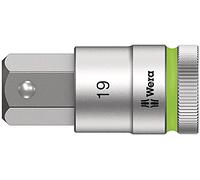 Wera 8740 C 1/2" Zyklop Bit Socket, HF Hex-Plus 19,0 x 60 mm - 05003829001